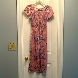 Perfect for spring floral jumpsuit